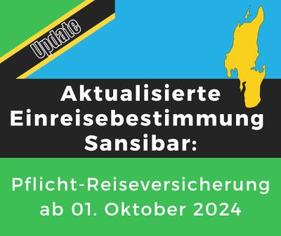 Sansibar - Pflicht-Reiseversicherung